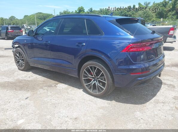 WA1EVAF12MD010325 2021 AUDI Q8 Dark Blue Trasero izquierdo