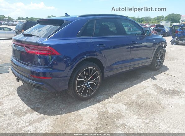 WA1EVAF12MD010325 2021 AUDI Q8 Dark Blue Trasero derecho