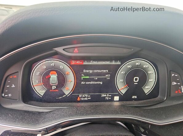 WA1EVAF13LD024569 2020 AUDI Q8 Черный Вид щитка приборов