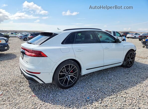 WA1EVAF14KD036700 2019 AUDI Q8 White Trasero derecho