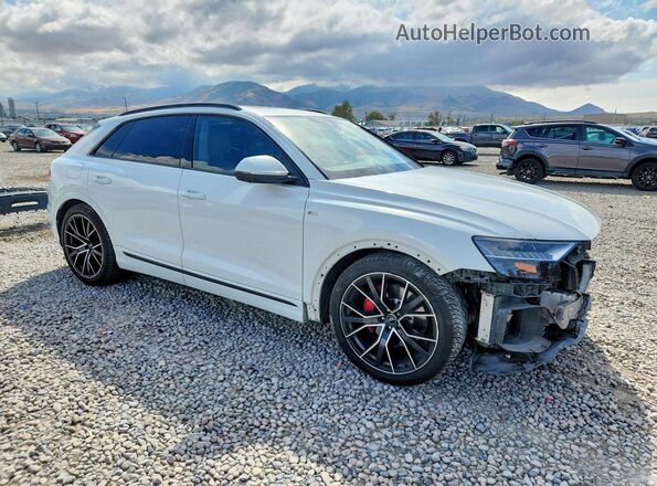 WA1EVAF14KD036700 2019 AUDI Q8 White Delantero derecho