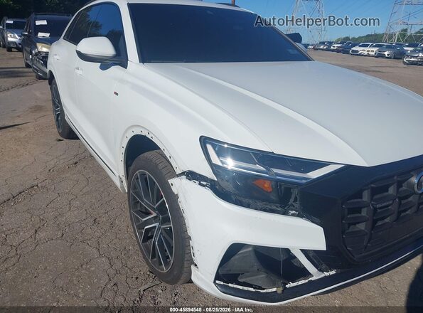 WA1EVAF17KD025979 2019 AUDI Q8 White Widok z przodu