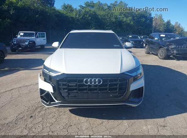 WA1EVAF17KD025979 2019 AUDI Q8 White Widok zestawu wskaźników