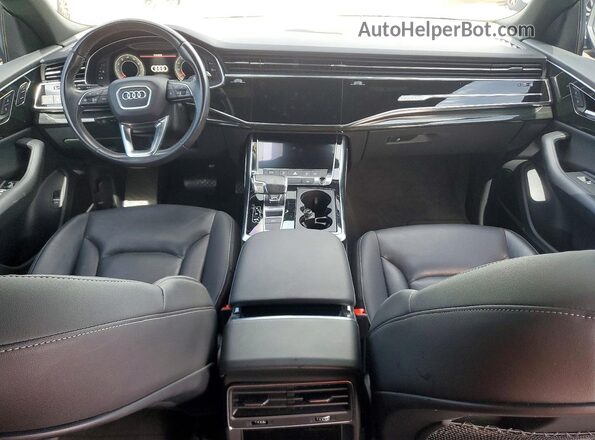 WA1EVAF17MD030294 2021 AUDI Q8 Black წინა პანელის ხედი