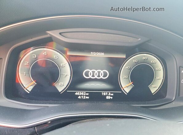WA1EVAF17MD030294 2021 AUDI Q8 Black ხელსაწყოთა პანელის ხედი