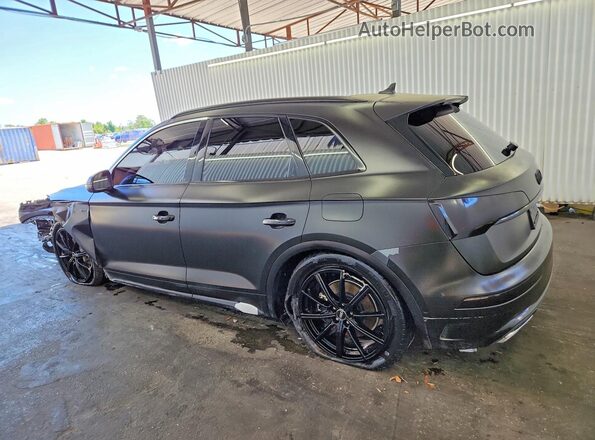WA1F2AFY9N2081383 2022 AUDI Q5 Black Trasero izquierdo