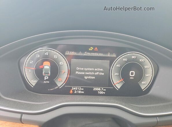 WA1FAAFY6P2175985 2023 AUDI Q5 White Սարքավորումների վահանակի տեսք