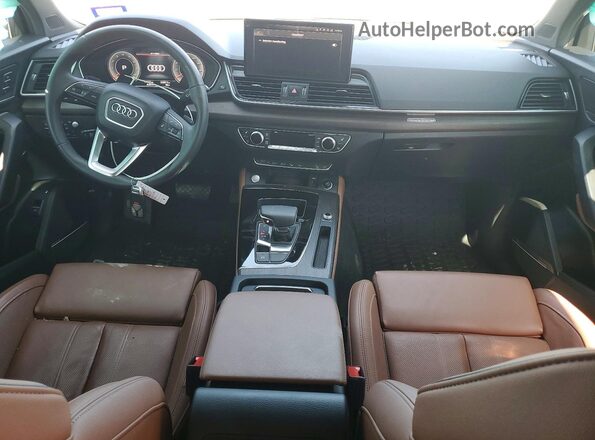 WA1FAAFY6R2018427 2024 AUDI Q5 White Widok deski rozdzielczej