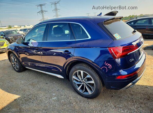 WA1FAAFY8P2115805 2023 AUDI Q5 Blue Trasero izquierdo