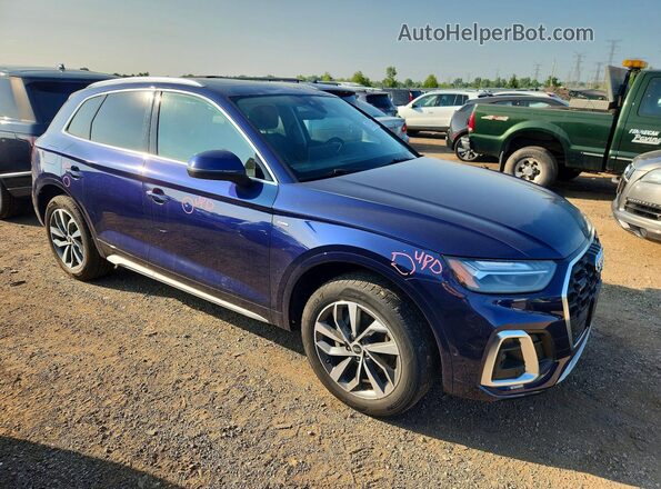 WA1FAAFY8P2115805 2023 AUDI Q5 Blue Delantero derecho