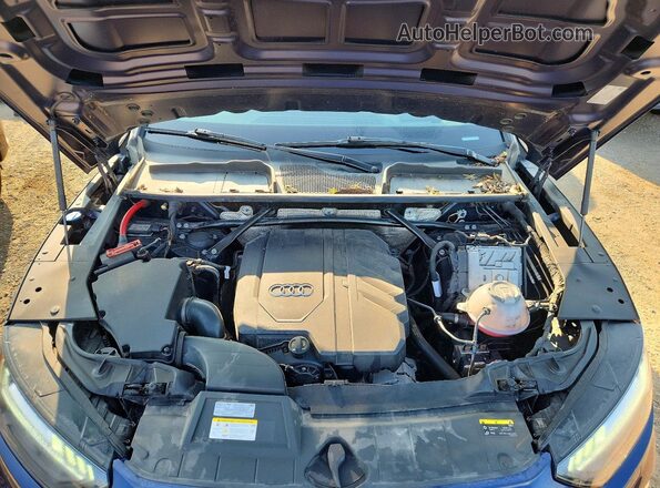 WA1FAAFY8P2115805 2023 AUDI Q5 Blue Vista del compartimento del motor