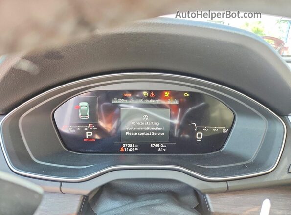 WA1FAAFY8R2024276 2024 AUDI Q5 White Սարքավորումների վահանակի տեսք