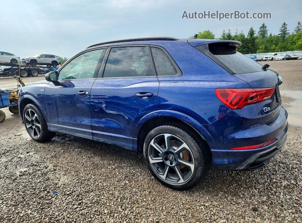 WA1FECF3XR1052011 2024 AUDI Q3 Синий Задняя левая четверть