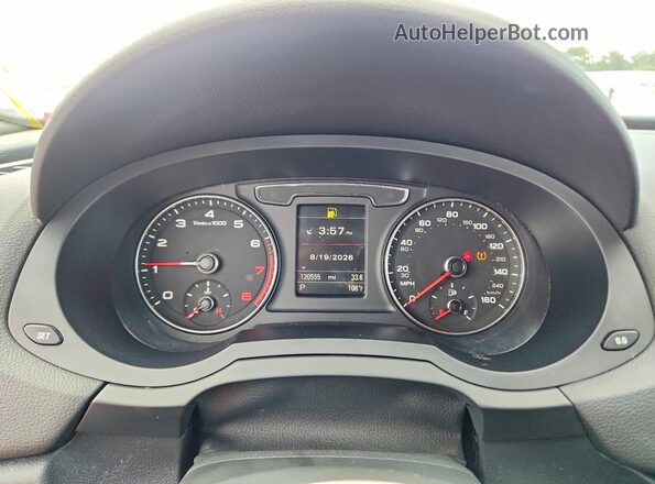 WA1FFCFS4GR012767 2016 AUDI Q3 Черный Вид щитка приборов
