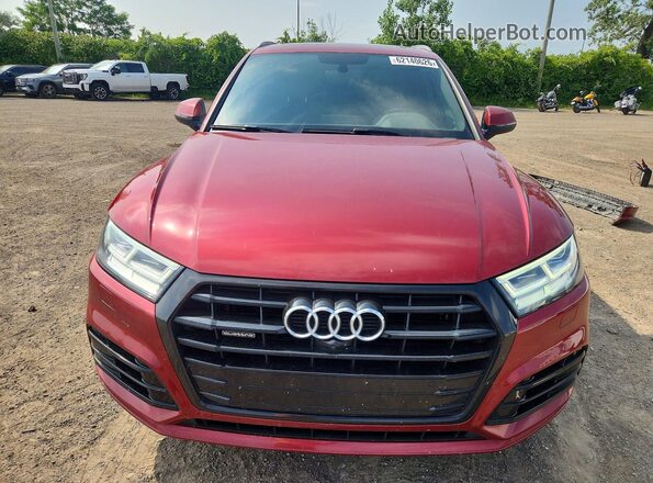 WA1FNAFY7J2198154 2018 AUDI Q5 Burgundy Դիմացի տեսք