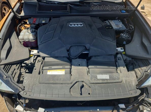 WA1FVAF10KD022247 2019 AUDI Q8 Orange უკანა სალონის ხედი