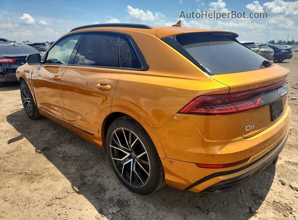 WA1FVAF10KD022247 2019 AUDI Q8 Orange უკანა მარცხენა