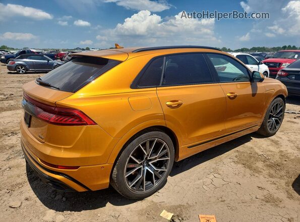 WA1FVAF10KD022247 2019 AUDI Q8 Orange უკანა მარჯვენა