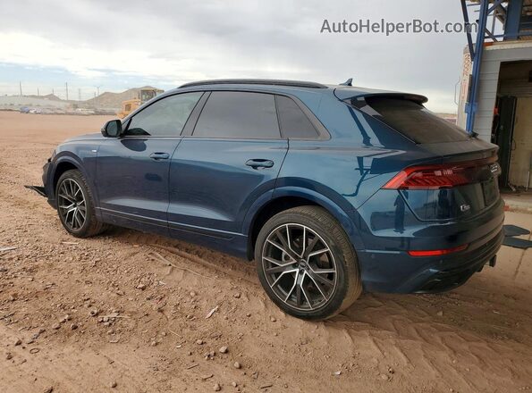 WA1FVAF10KD029702 2019 AUDI Q8 Blue უკანა მარცხენა