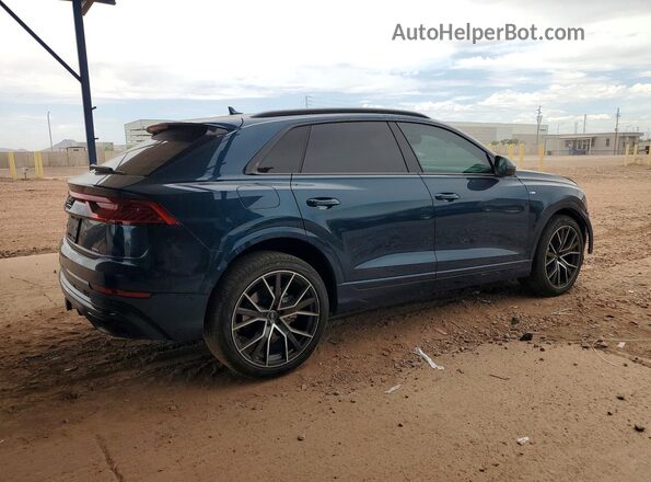 WA1FVAF10KD029702 2019 AUDI Q8 Blue უკანა მარჯვენა