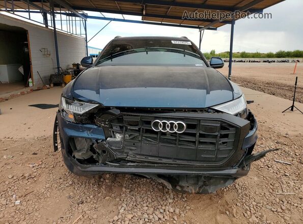 WA1FVAF10KD029702 2019 AUDI Q8 Blue წინა ხედი