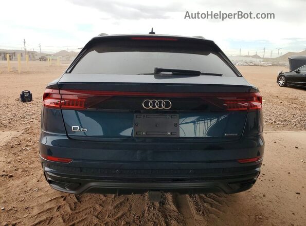 WA1FVAF10KD029702 2019 AUDI Q8 Blue უკანა ხედი