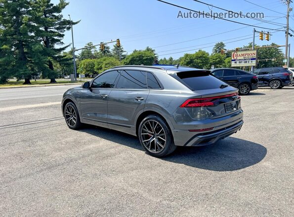 WA1FVAF10KD031854 2019 AUDI Q8 Gray Передня права чверть