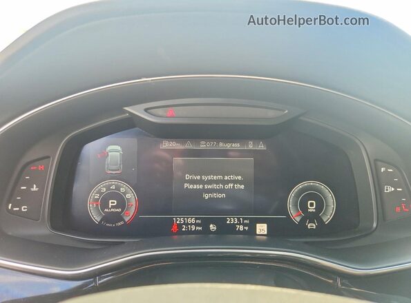 WA1FVAF11KD046511 2019 AUDI Q8 Black Vista del cuadro de instrumentos