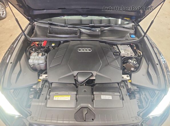 WA1FVAF11KD046511 2019 AUDI Q8 Black Vista del compartimento del motor