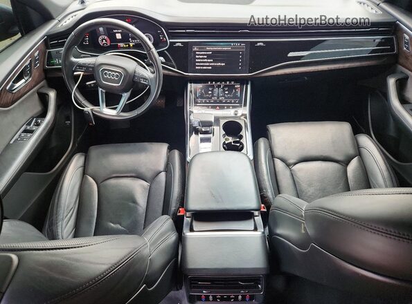 WA1FVAF12LD020629 2020 AUDI Q8 Gray Vista del salpicadero