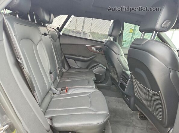 WA1FVAF12LD020629 2020 AUDI Q8 Gray Vista interior trasera
