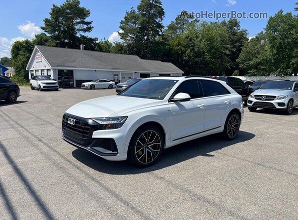 WA1FVAF14KD024065 2019 AUDI Q8 White Задня ліва чверть