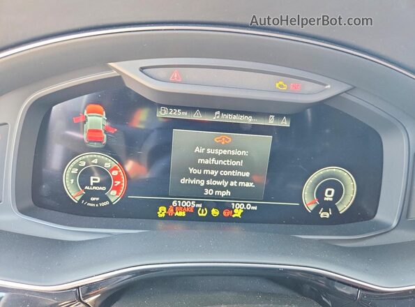 WA1FVAF14MD033111 2021 AUDI Q8 Gray Vista del cuadro de instrumentos