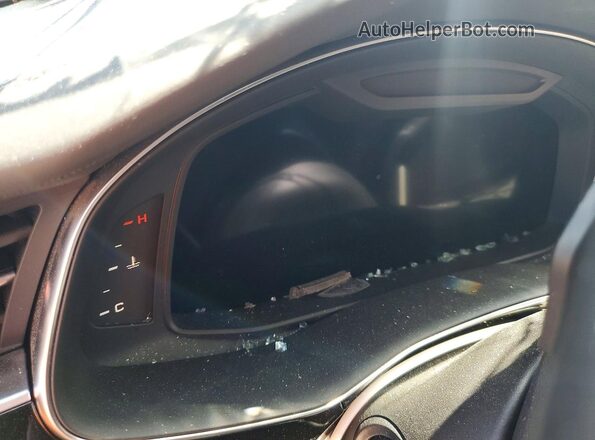 WA1FVAF16MD034499 2021 AUDI Q8 White Instrument cluster view