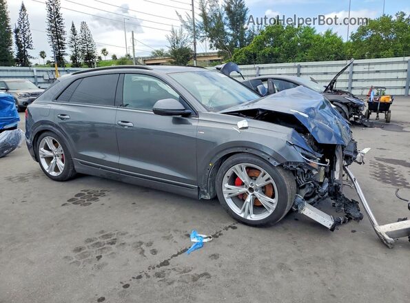WA1FVAF17MD011720 2021 AUDI Q8 Gray Առջևի աջ