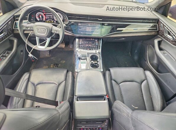 WA1FVBF13ND027789 2022 AUDI Q8 Blue Dashboard view