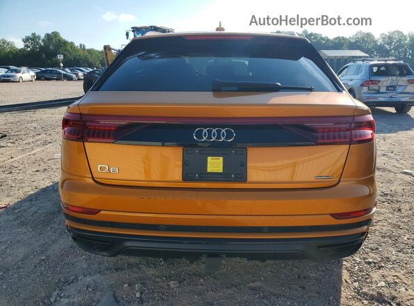WA1FVBF16KD027670 2019 AUDI Q8 Orange Front interior view