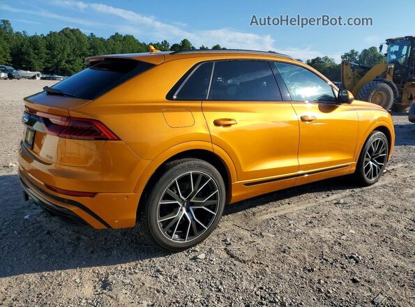 WA1FVBF16KD027670 2019 AUDI Q8 Orange Front right
