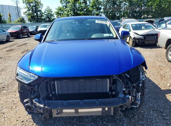 WA1G2AFY9M2077031 2021 AUDI Q5 Blue Вид спереду