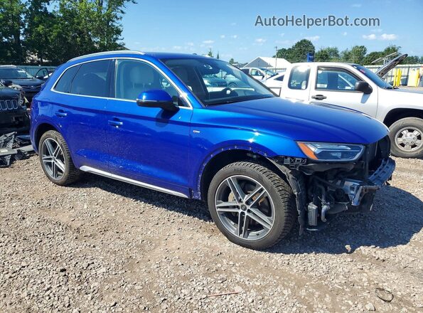WA1G2AFY9M2077031 2021 AUDI Q5 Blue Передня права чверть