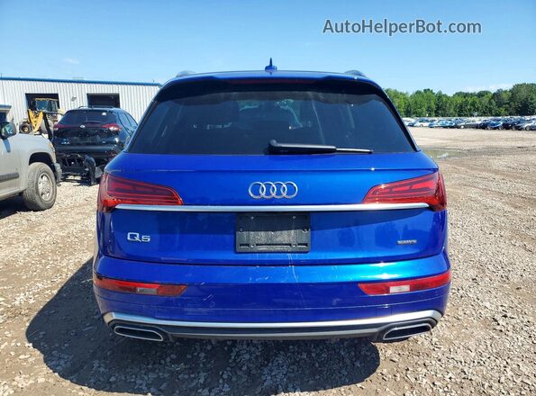WA1G2AFY9M2077031 2021 AUDI Q5 Blue Вид ззаду