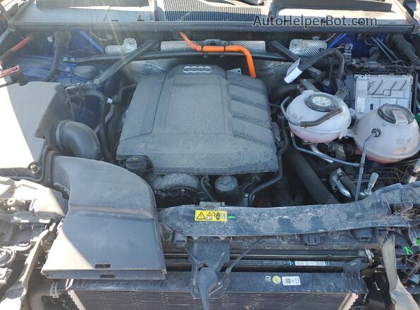 WA1G2AFY9M2077031 2021 AUDI Q5 Blue Вид підкапотного простору