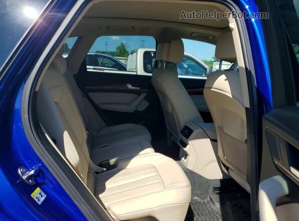 WA1G2AFY9M2077031 2021 AUDI Q5 Blue Вид задньої частини салону