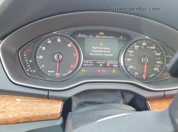 WA1GAAFY0P2177218 2023 AUDI Q5 Gray Սարքավորումների վահանակի տեսք