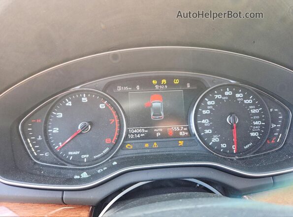 WA1GAAFY2N2005995 2022 AUDI Q5 Серебряный Вид щитка приборов