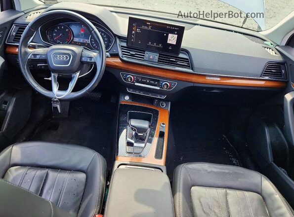WA1GAAFY2N2005995 2022 AUDI Q5 Серебряный Вид панели приборов