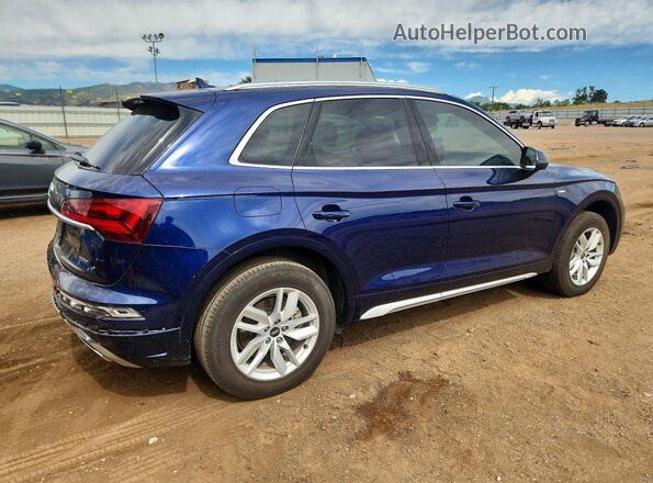WA1GAAFY2N2058258 2022 AUDI Q5 Blue Հետևի աջ
