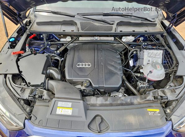 WA1GAAFY2N2058258 2022 AUDI Q5 Blue Սալոնի հետևի տեսք