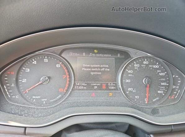 WA1GAAFY2P2010987 2023 AUDI Q5 Black Vista del cuadro de instrumentos