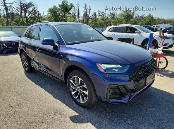 WA1GAAFY2R2122921 2024 AUDI Q5 Blue Առջևի աջ
